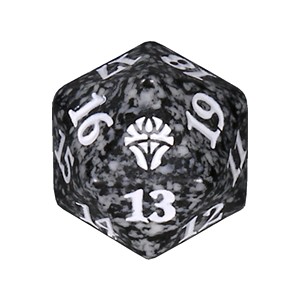 Dominaria United: D20 Die (Black)